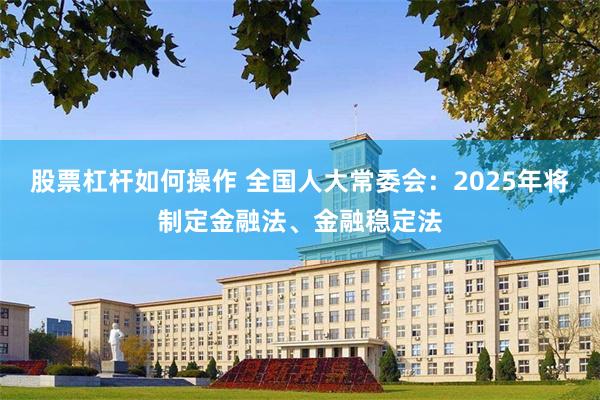 股票杠杆如何操作 全国人大常委会：2025年将制定金融法、金融稳定法