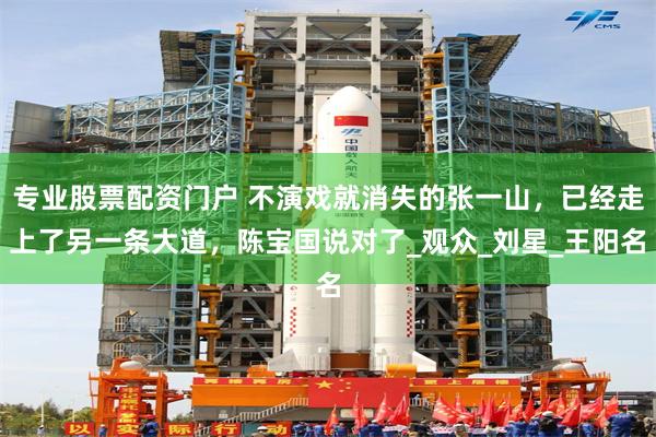 专业股票配资门户 不演戏就消失的张一山，已经走上了另一条大道，陈宝国说对了_观众_刘星_王阳名